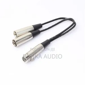 30cm 3 Pin XLR Cannon Audio Connector Adapter Cable