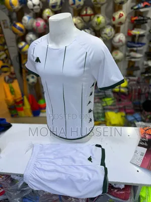 White Kappa Football Uniforms
