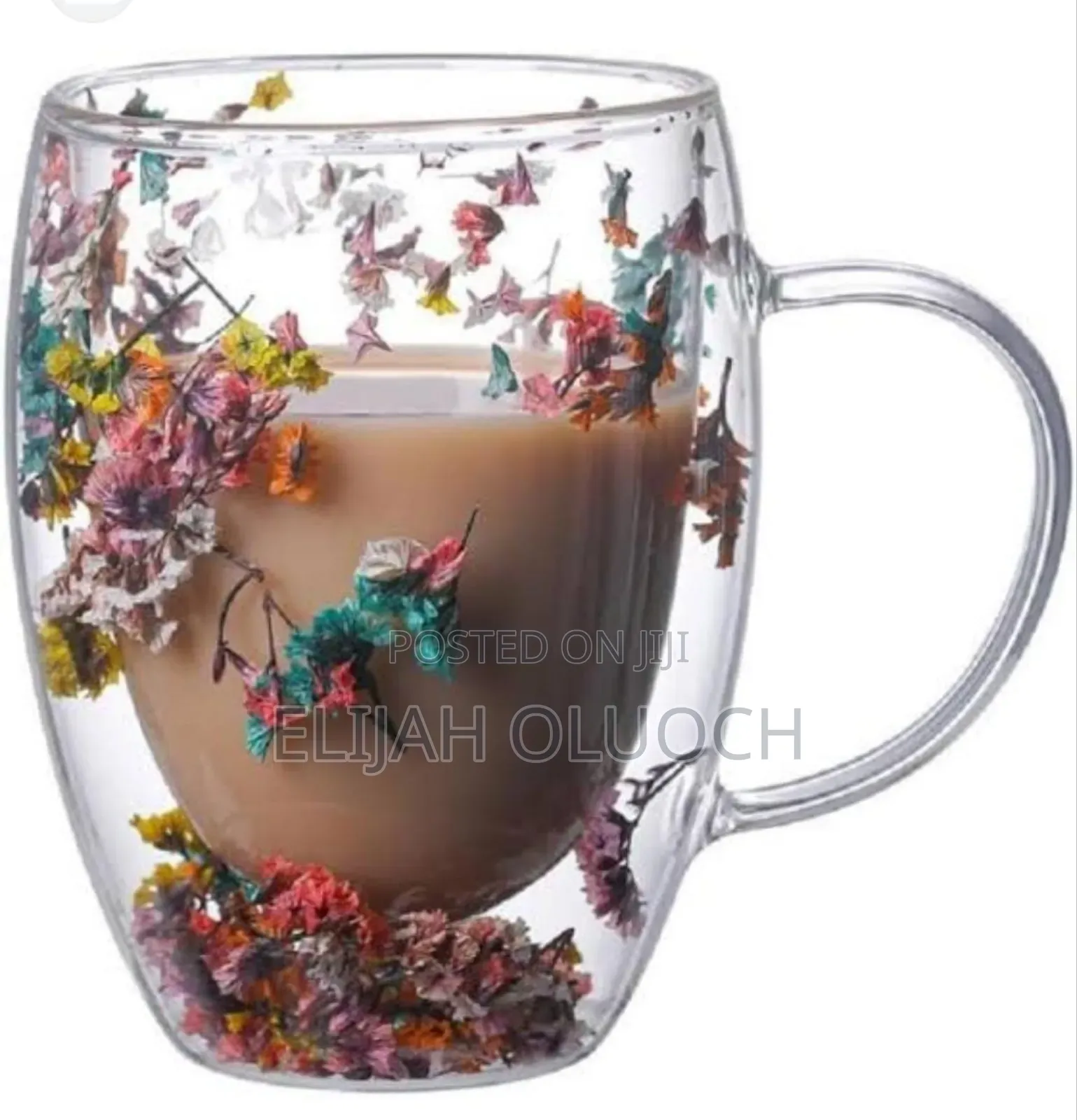 Flowers Between Unbreakable Double Wall 250ml Acrylic Cup