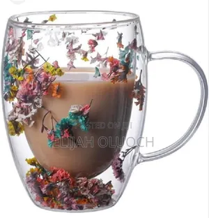 Flowers Between Unbreakable Double Wall 250ml Acrylic Cup
