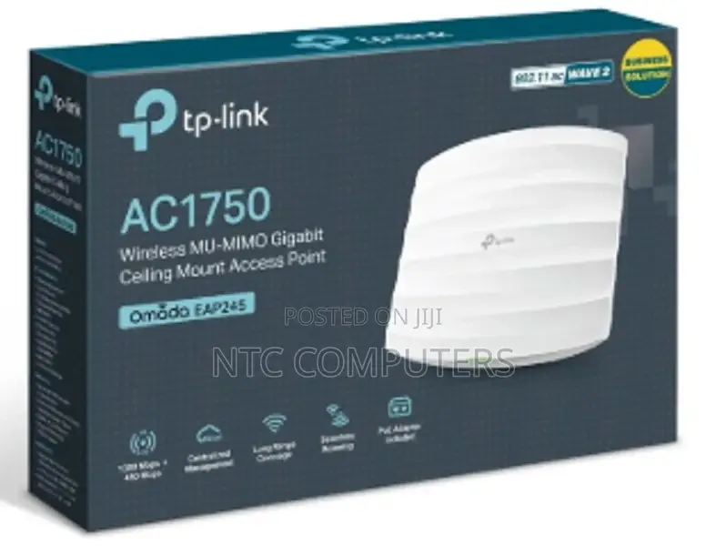 Tp-Link Eap245 Ac1750 Ceiling Mount Dual-Band Wi-Fi Access