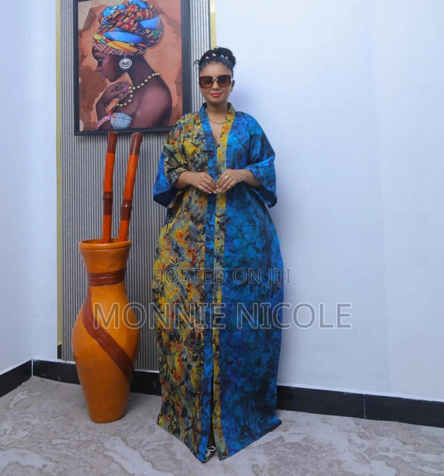 Classy Ankara Print Maxi Dress