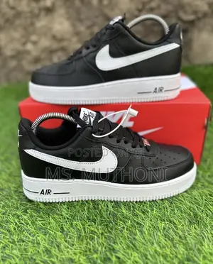 Nike Air-Force 1 “Black/White // Black Gold Sizes:39-44 *