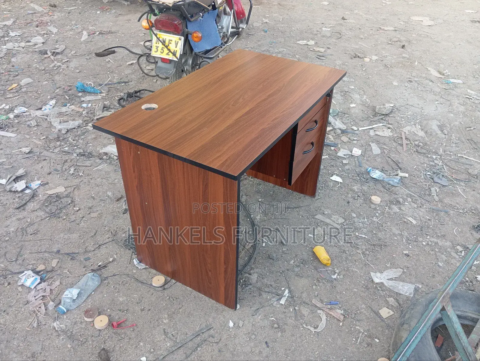 Dark Walnut Study Table