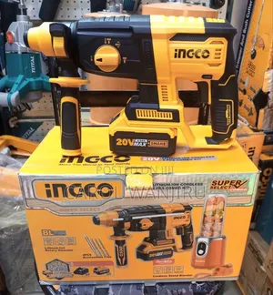 Ingco 20v Rechargeable Rotary Hammer Drill