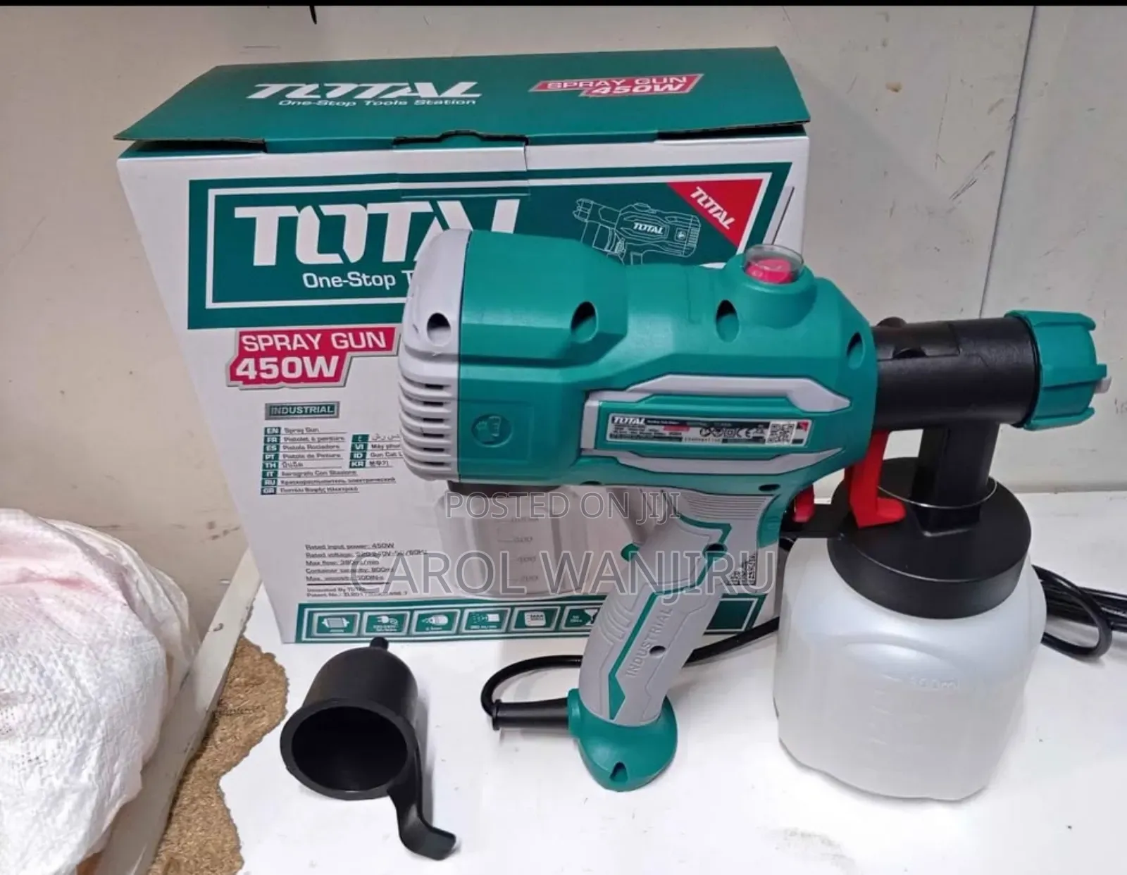Portable 450w Total Spray Gun Machine