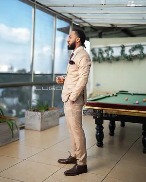 Suits-beige Slim Fit Suits