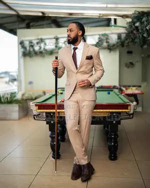 Suits-beige Slim Fit Suits