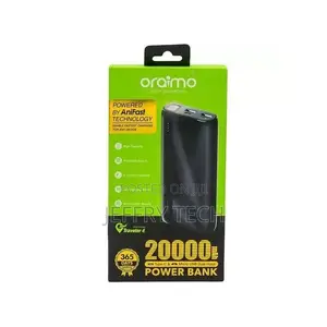 Oraimo 20000mah Powerbank Type-C Micro-Usb Input Charging