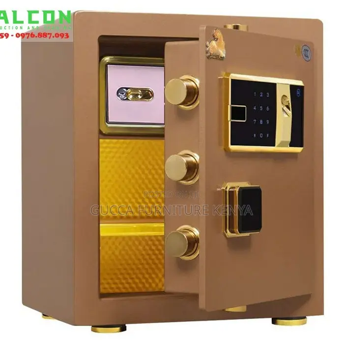Safes:60kgs Solid Steel Fire-Resistant Locker Box