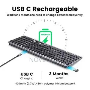 UGREEN Keyboard Mouse Wireless Bluetooth Laptop Macbook