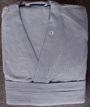 Range of Colors/Sizes Absorbent Cotton Adult Bathrobes