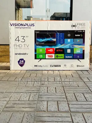 Vision Plus 43 Inch Smart TV VP8843KV Vidaa Frameless UHD