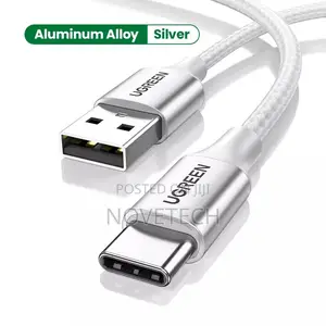 UGREEN USB to USB C Data Cable Nickel Plated 2m Black.