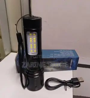 Rechargeable Zooming Flashlight Torch