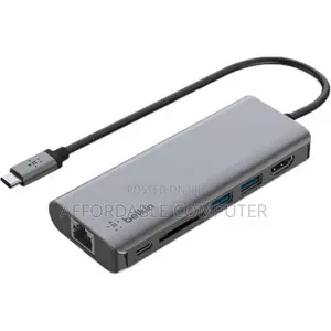 Belkin CONNECT USB Type-C 6-in-1 Multiport Adapter (Silver)