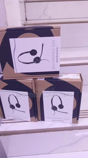 Plantronic Poly Hw-520 Stereo Headset With Noise Cancellatin