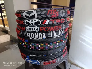 Sporty Branded Car Steering Wheel Cover