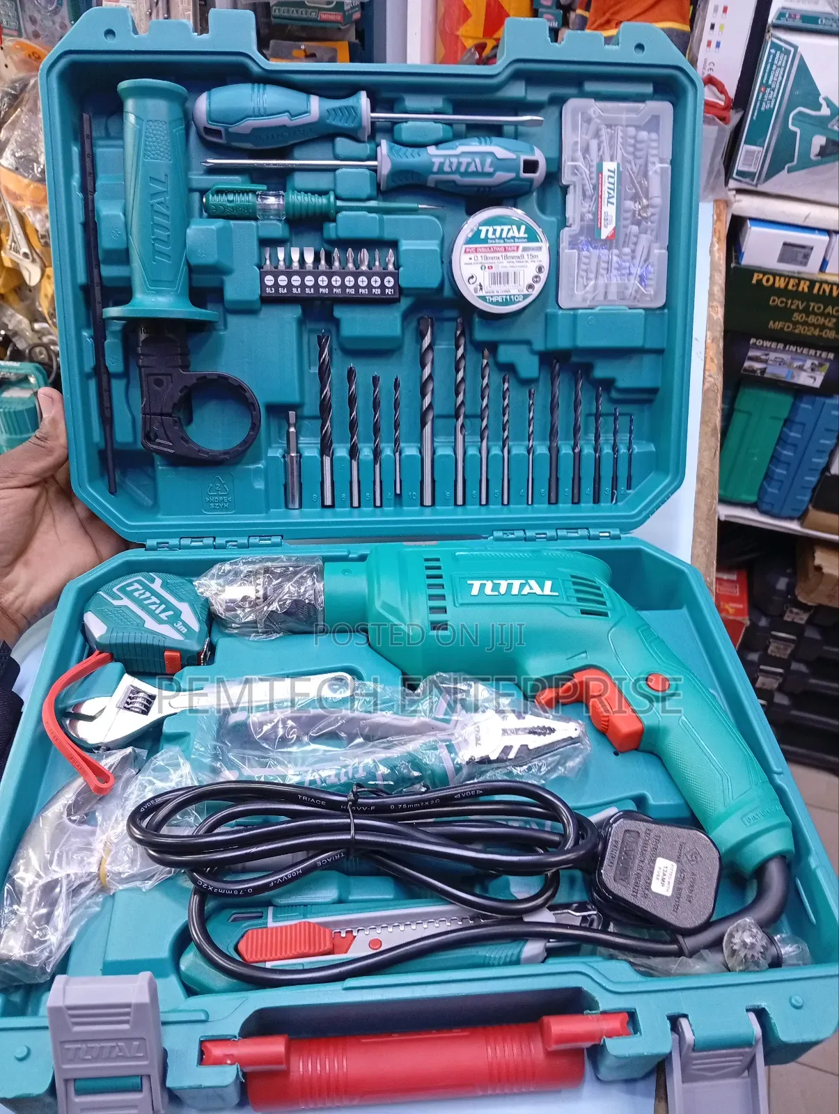 Total 115pcs Workshop Tool Box