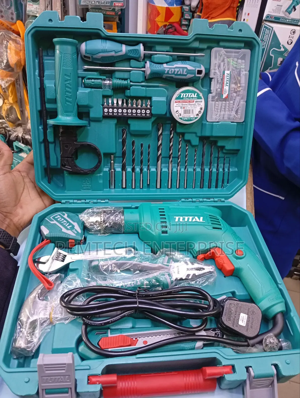Total 115pcs Workshop Tool Box
