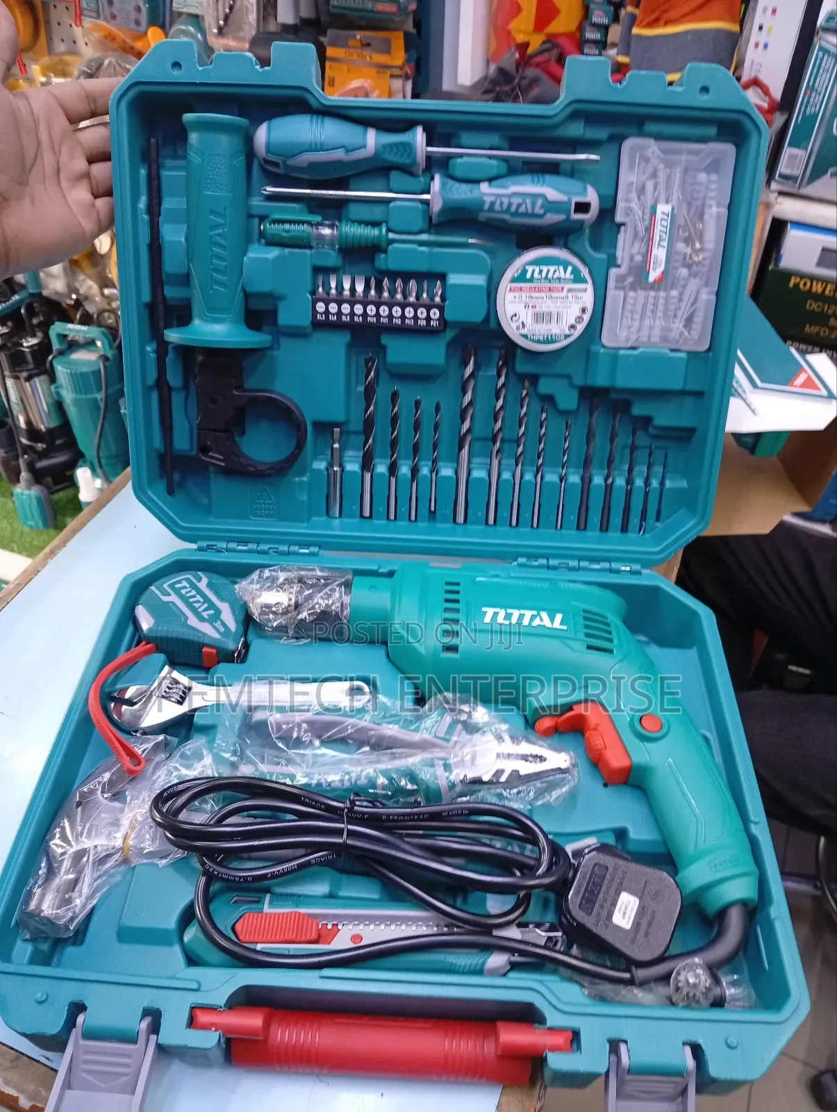 Total 115pcs Workshop Tool Box