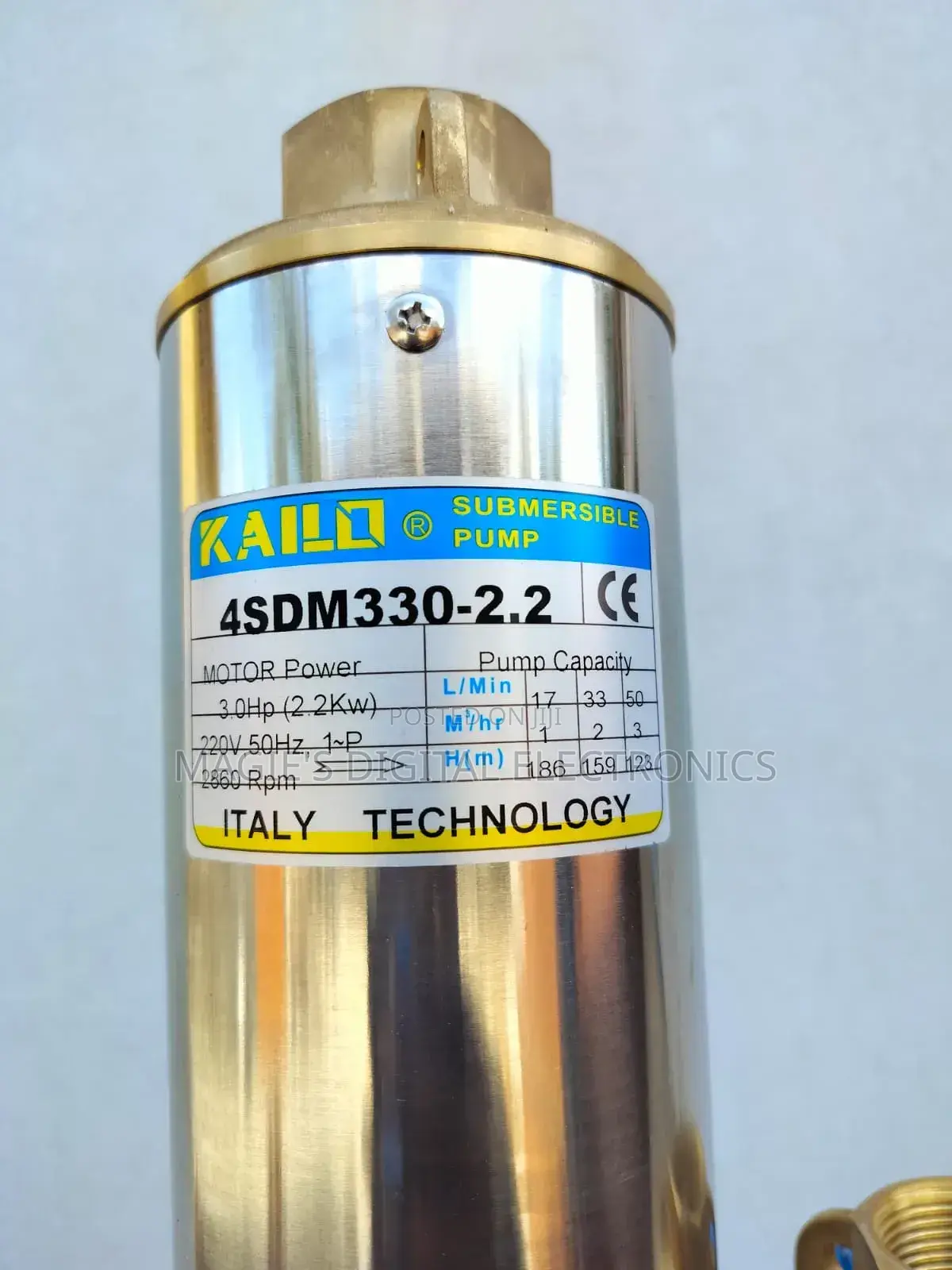 Kailo Submersible Pump 3.0hp