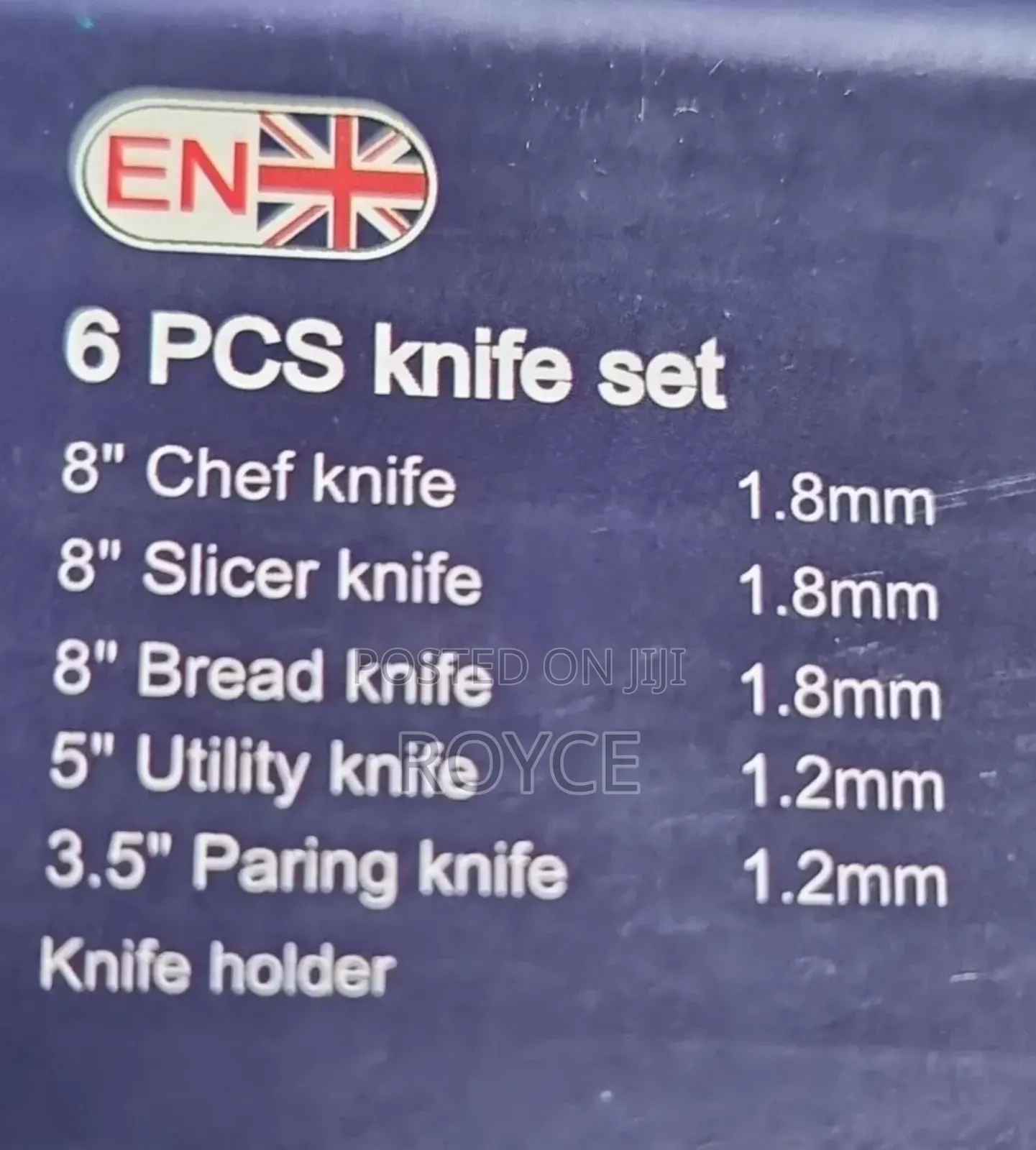 6pcs Knife Set With Magnetic Stand