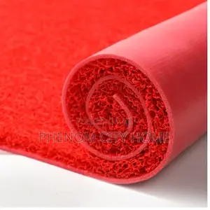 Red and Black PVC Quality Doormats for Offices