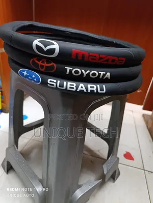 Leather Steering Wheel Cover, Anti-Slip Wear-Resistant