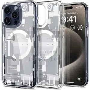 Case iPhone 15 Pro Max Spigen Magsafe Zero One White Case