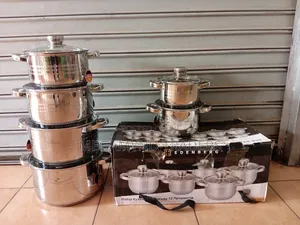 Edenberg Stainless Steel Sufuria/ 12pc Induction Sufuria