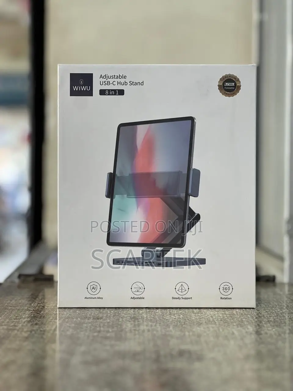 Adjustable Usb C  Hub Stand