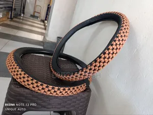 Anti-Slip Breathable Thread-Woven Steering Wheel Cover