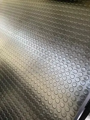 Rubber Coin Stud Mats 5mm Thickness