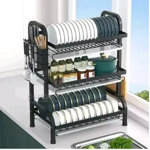 3 Tier High Quality Heavy Gauge Dish Racka Available
