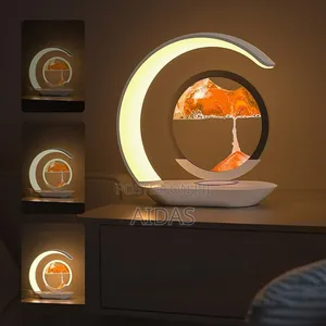 Night Light Sand Painting Border Desk Lamp