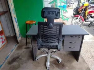 Gray Table and Chairs