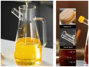 900 Ml Clear Glass Oil Jar