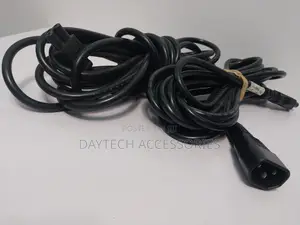 Ex-Uk C5 to C14 Ac Power Cable 3 Pin Iec320 C14 Connector 2m