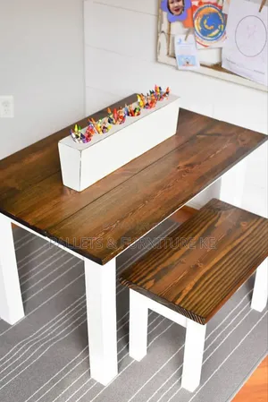 Kids Farmhouse Table And Bench