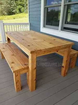 Patio Dining Table/Benches