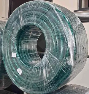 Heavy Duty Green Braided Hose Pipe 1" 50m