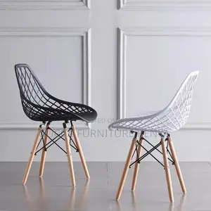 Home Chairs:Unique Knitted Mesh Decorative Plastic Chair