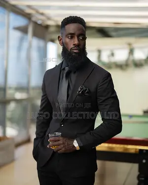 Men Suits Black Slim Fit Suit