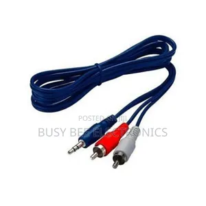 3.5mm Jack Aux to 2 RCA Audio Cable
