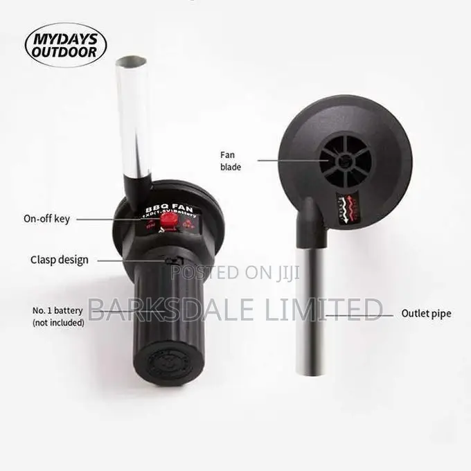 BBQ Blower Charcoal Fire Starter Automatic Battery Electric