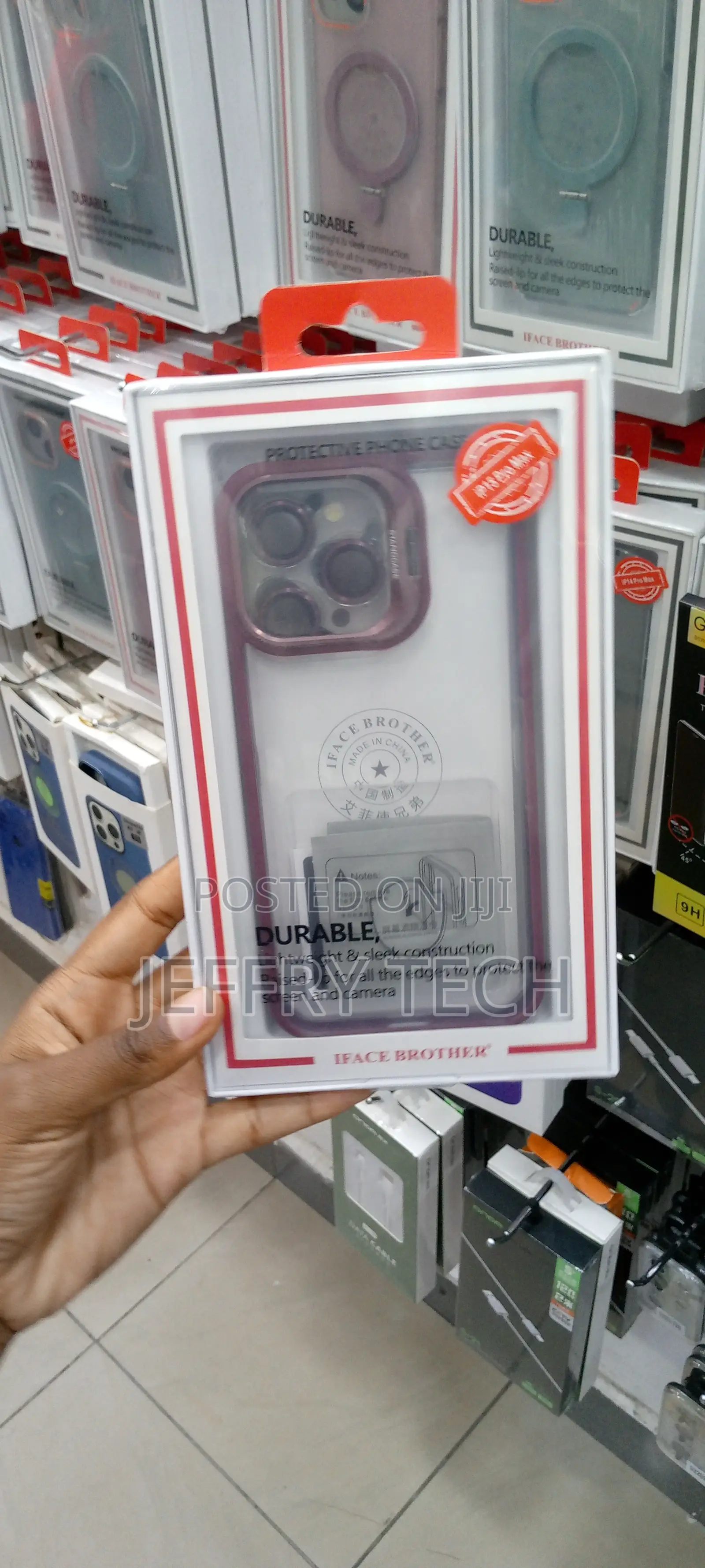 Iface Luxury Case for iPhone 15 Pro Max With Camera Stand