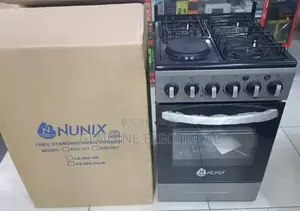 Nunix Cooker 3 Gas 1 Electric Burner Standing Cooker