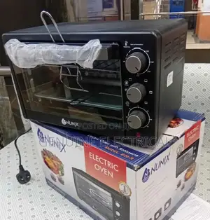 Nunix 20L Electric 3 Knobs Oven With Grill