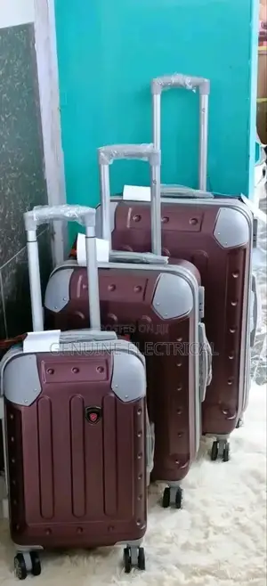 Rubber Suitcase,Travel Bag 3 in 1 Unbreakble Laxurious